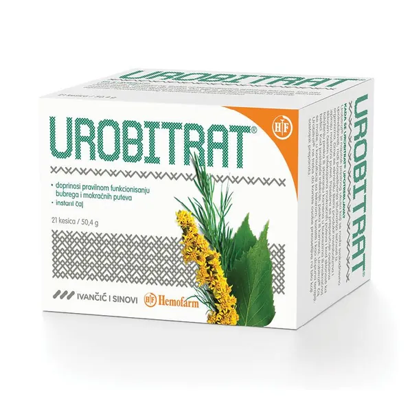Čajevi HEMOFARM Urobitrat Instant čaj 21 kesica