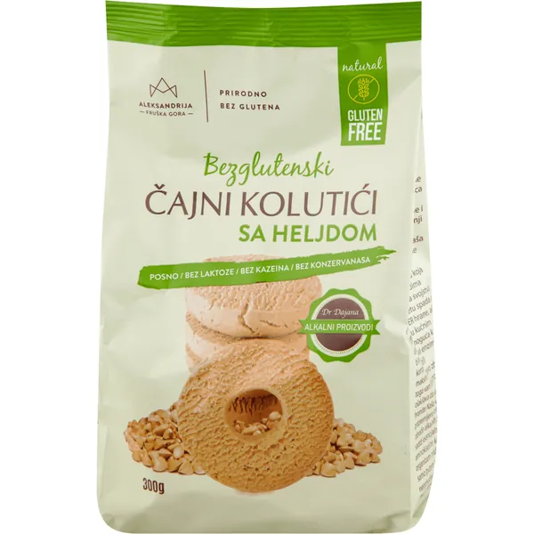 Čajni kolutići sa helj. ALEKSANDRIJA bez glut.300g