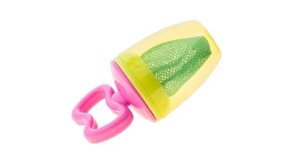 CANPOL BABIES mrežasta mljackalica pink & green