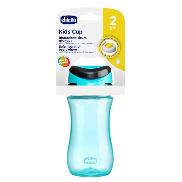 CHICCO čaša sa preklopnom ručkom (24m+) 350ml plava