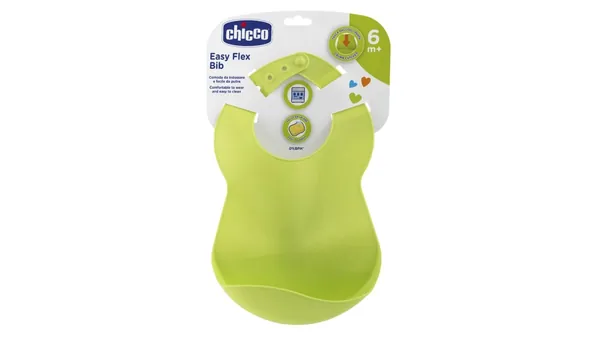 CHICCO Silikonska portikla za bebe zelena