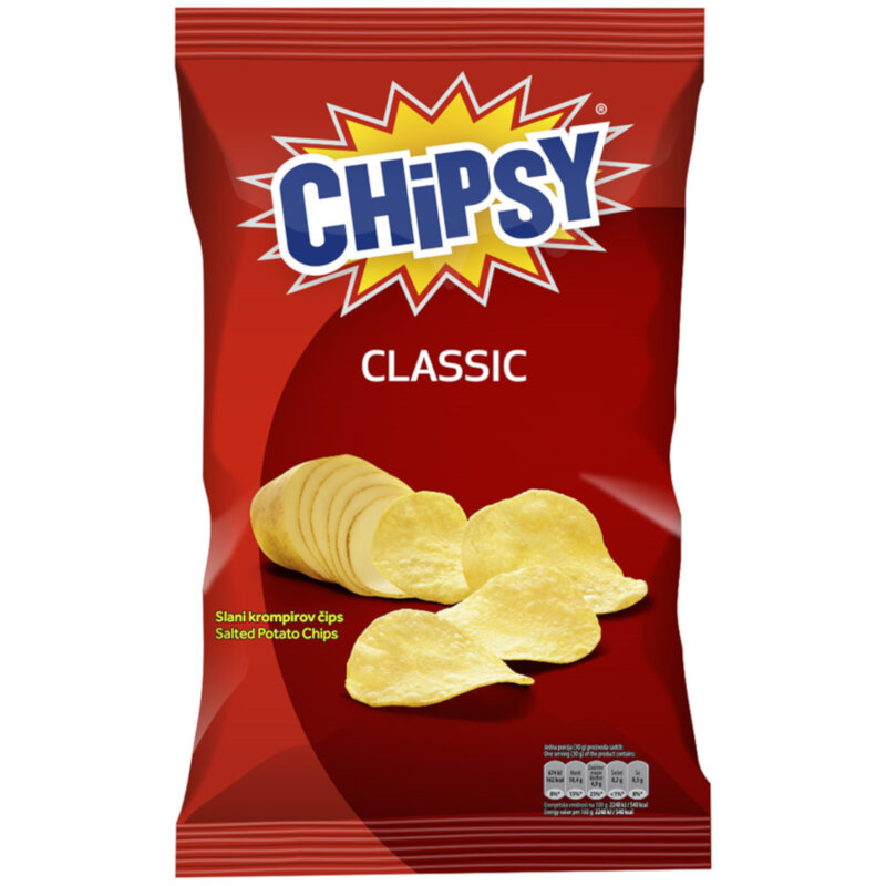 Čips CHIPSY slani  150g