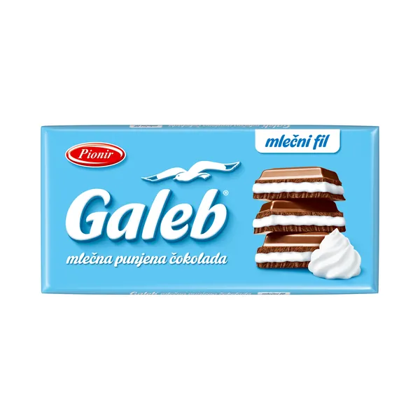 Čokolada GALEB mlečna punjena 80g