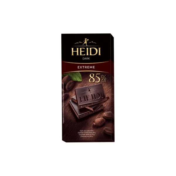Čokolada HEIDI crna Čokolada 85% kakao 80g