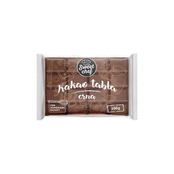 Čokolada za kuvanje SWEET CHEF crna 100g