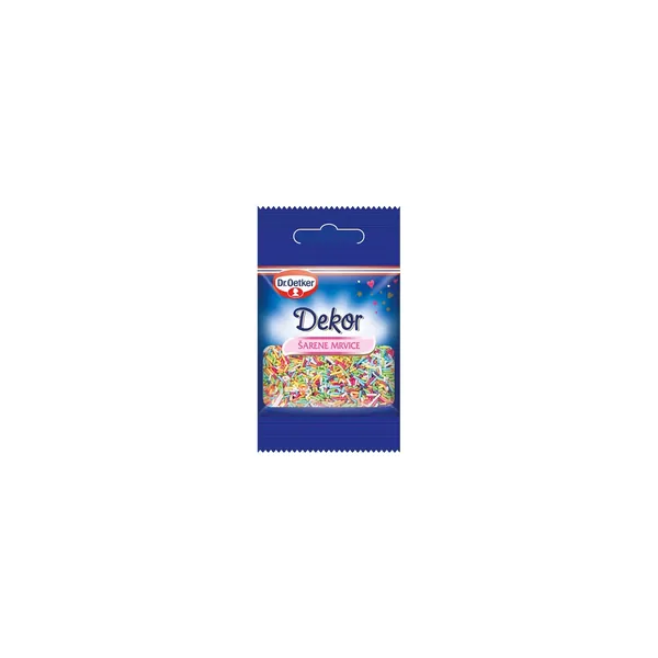 Dekorativne šarene mrvice DR.OETKER 10g