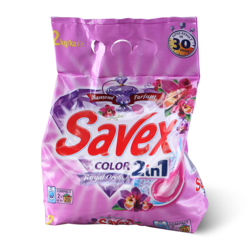 Det. za pranje veša SAVEX PowerZyme 2in1 Color 2kg
