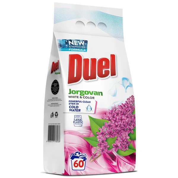 Deterdžent za pranje veša DUEL jorgovan 60 pranja (5,4kg)