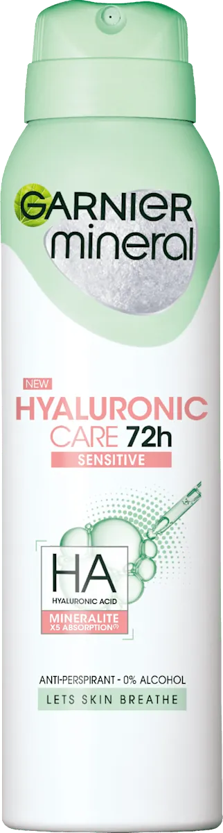 Dezodorans GARNIER Mineral Hyaluronic Care 72H u spreju 150ml