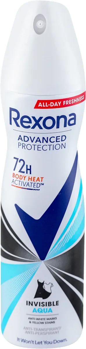 Dezodoransi REXONA Advanced Protection Invisible Aqua sprej 150 ml
