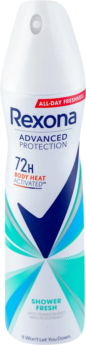 Dezodoransi REXONA Advanced Protection Shower Fresh sprej 150 ml