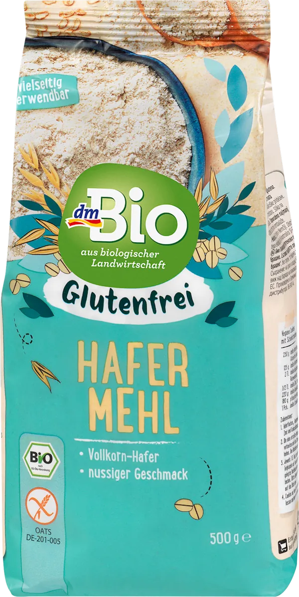 DM BIO ovseno brašno bez glutena 500g