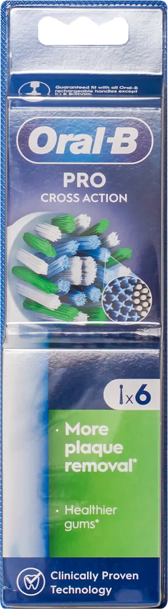 Električna četkica za zube ORAL B Oral-B Cross Action nastavak za električnu četkicu za zube, 6 komada
