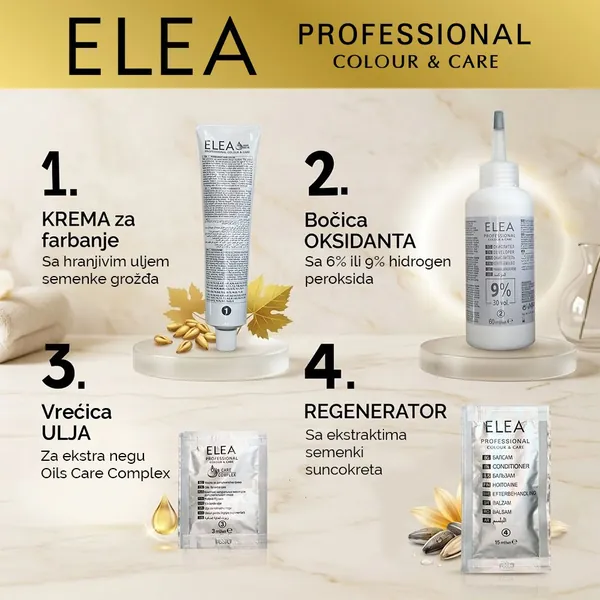 Farba za kosu ELEA Profesional No 8.72