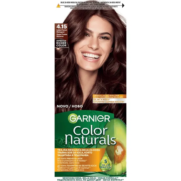 Farba za kosu GARNIER COLOR NATURALS 4.15 tamni mahagoni