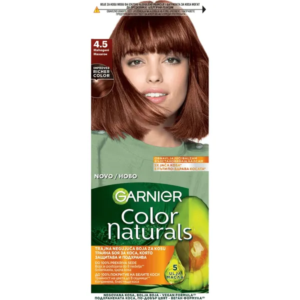 Farba za kosu GARNIER COLOR NATURALS 4.5 mahagoni