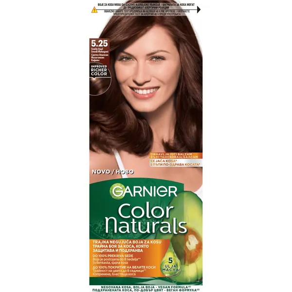 Farba za kosu GARNIER COLOR NATURALS 5.25 smeđi mahagoni