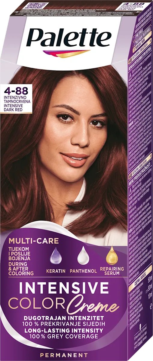 Farba za kosu PALETTE ICC Palette Intensive Color Creme 4-88 (RF3) Intensive Dark Red