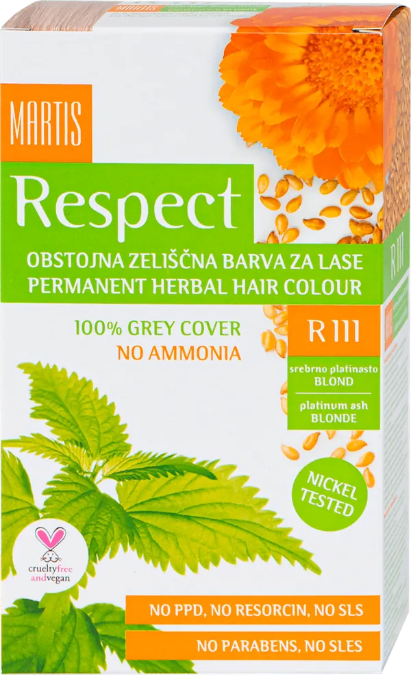 Farba za kosu RESPECT boja za kosu 111 srebrno platinasto plava