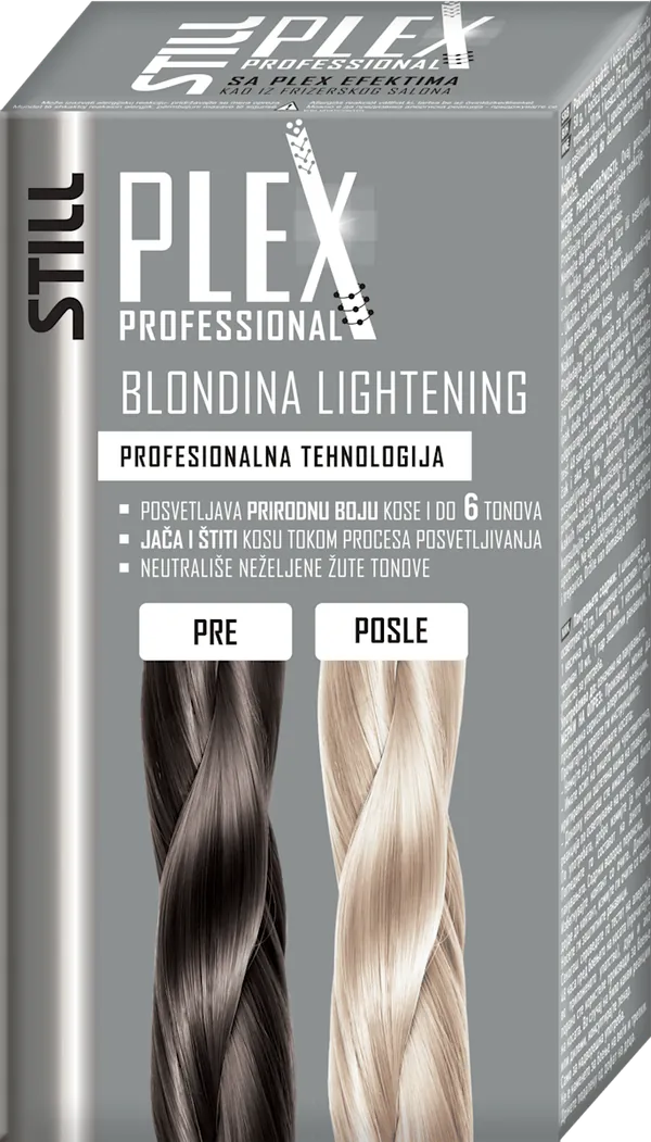 Farba za kosu STILL Plex Proffesional blondina lightening za posvetljivanje kose