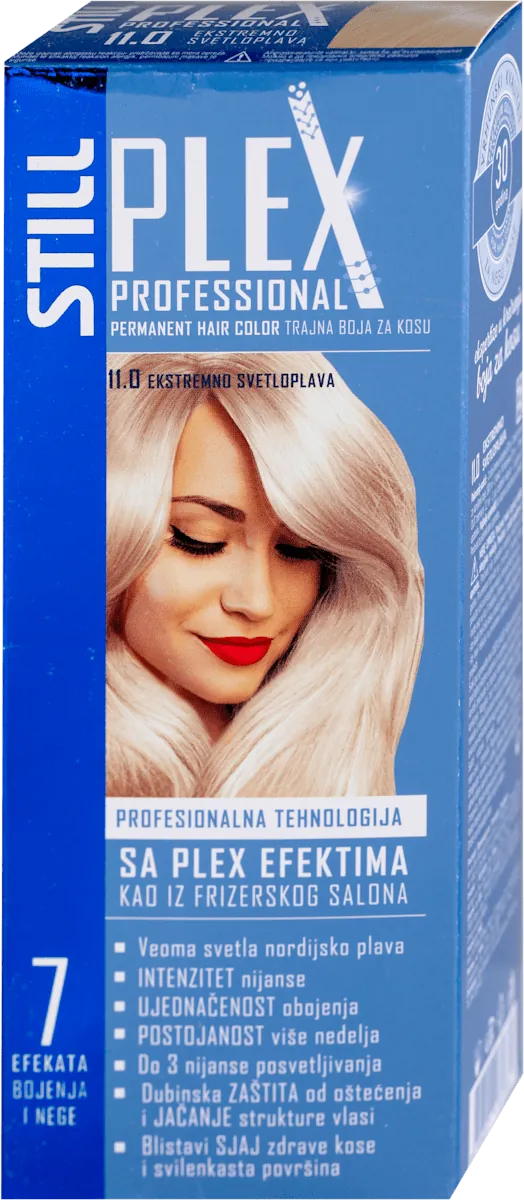 Farba za kosu STILL POPART Plex 11.0 Extremno plava