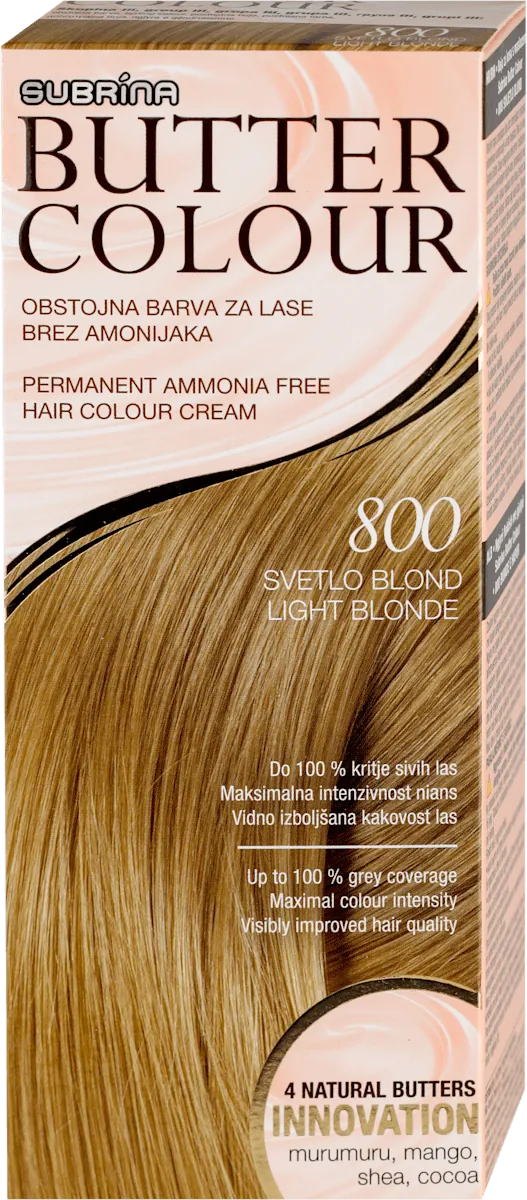 Farba za kosu SUBRINA butter colour 800 svetlo plava