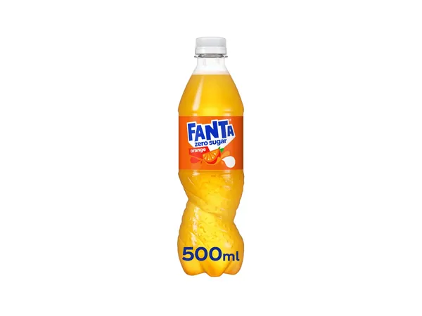 Gazirani sok FANTA pomorandža zero 500ml
