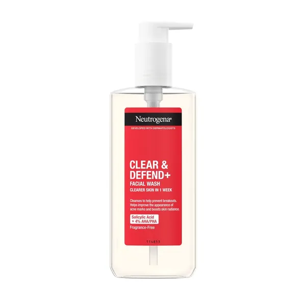 Gel za čišćenje lica NEUTROGENA Clear & Defend za umivanje 200ml
