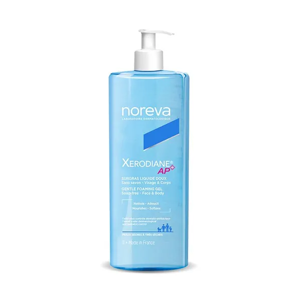 Gel za lice i telo NOREVA Xerodiane AP+ Blagi penasti gel za lice i telo, 1000ml