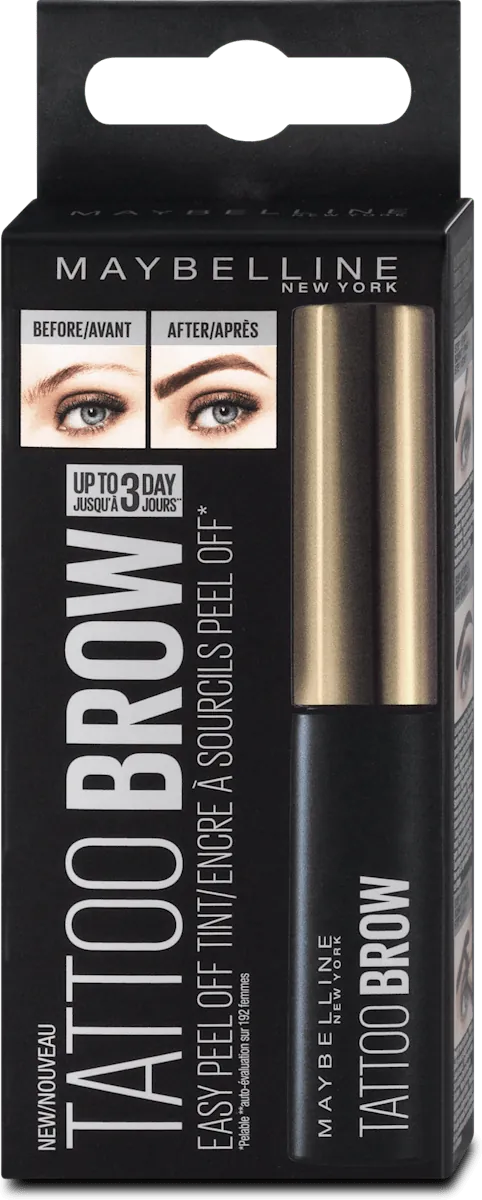 Gel za obrve MAYBELLINE NEW YORK Peel-off gel Tattoo Brow u boji 01 Light Brown