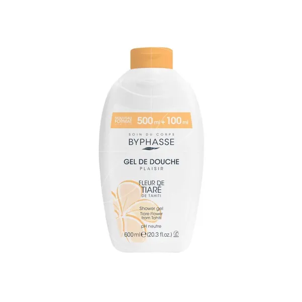 Gel za tuširanje BYPHASSE Plaisir cvet Tiare 600 ml