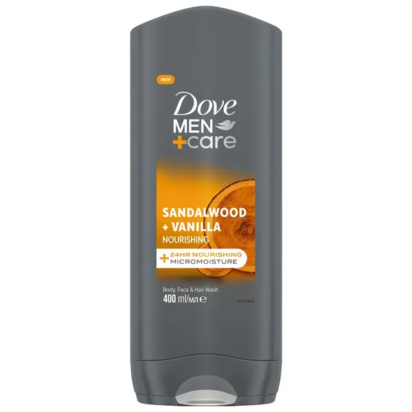 Gel za tuširanje DOVE MEN+ care sandalwood 400ml