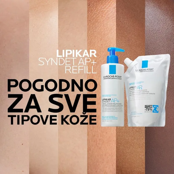 Gel za tuširanje LA ROCHE POSAY lipikar gel kremasti obogaćen lipidima za pranje osetljive suve kože 400 ml