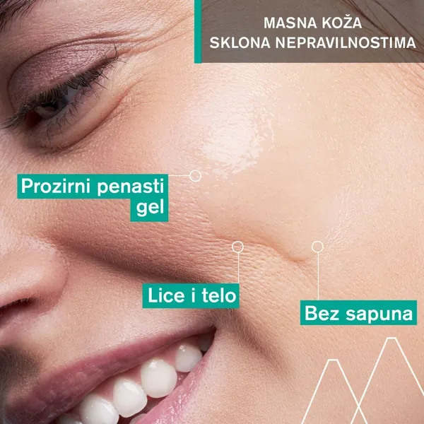 Gel za umivanje URIAGE hyseac za pranje mešovite kože lica 150ml