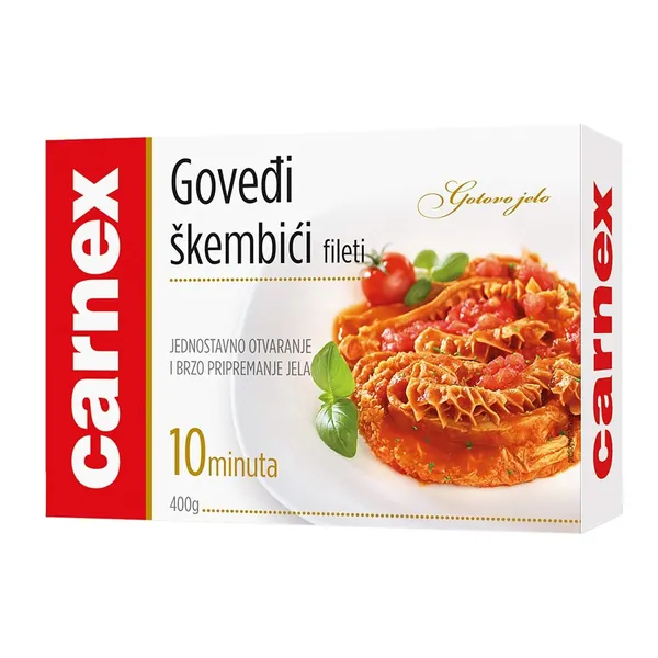 Gotova jela CARNEX Goveđi škembići fileti 400g