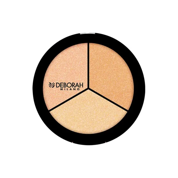 Hajlajter DEBORAH trio highlighter palette secrets of strobi
