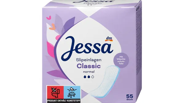 Higijenski ulošci JESSA Classic dnevni sa zaštitnom folijom normal 55kom