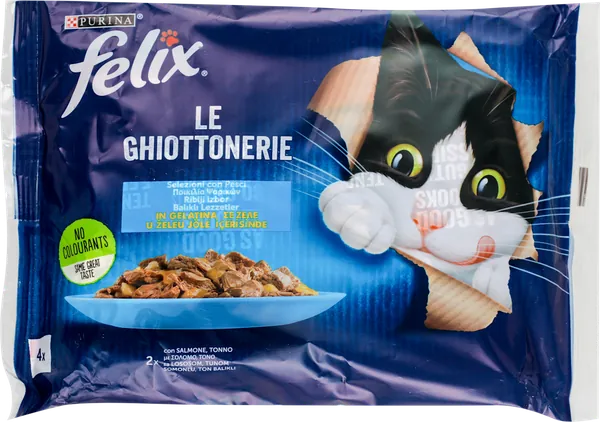 Hrana za mačke FELIX Multipack losos 4x85g