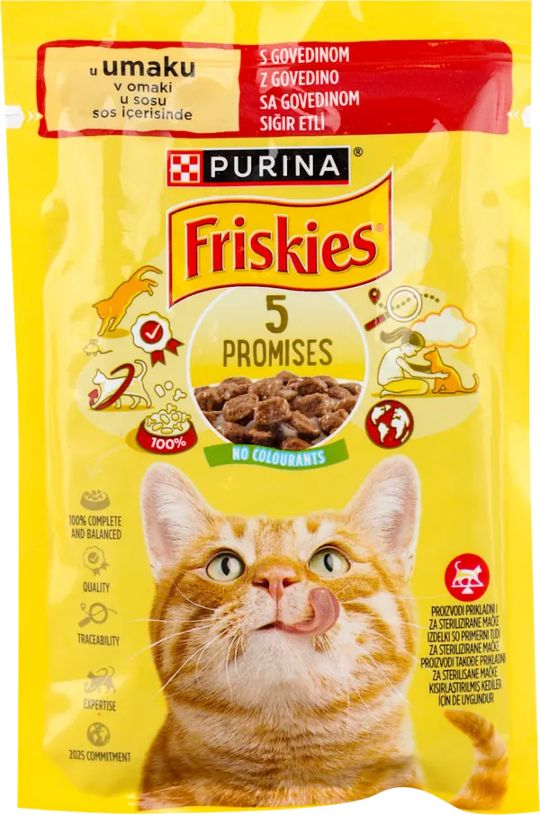 Hrana za mačke FRISKIES govedina 85g