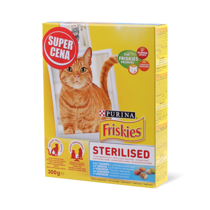 Hrana za mačke FRISKIES gran.za ster.mačk.los. 300g