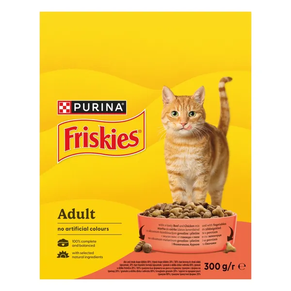 Hrana za mačke FRISKIES meso piletina i povrće 300g