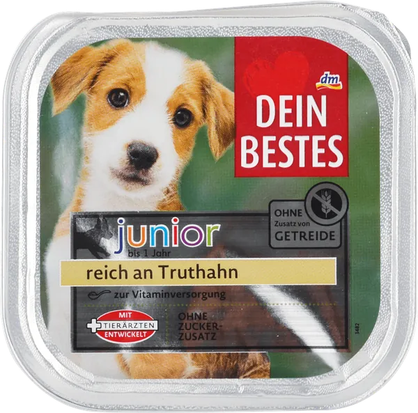 Hrana za pse DEIN BESTES Junior ćuretina 150g