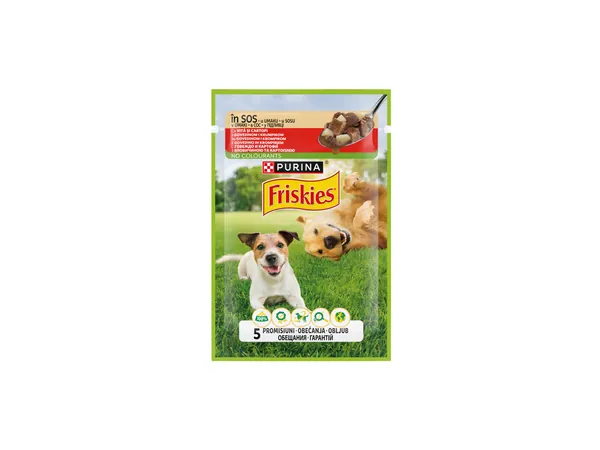 Hrana za pse FRISKIES Adult govedina u sosu od krompira 85g