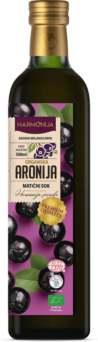 Imunitet HARMONIJA matični sok aronije organski 500ml