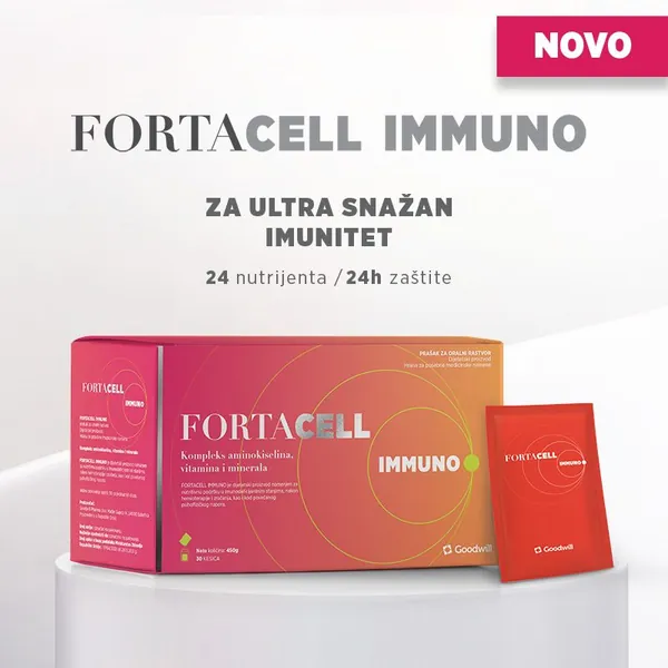 Imunitet HEMOFARM Fortacell immuno prašak za oralni rastvor, 30 kesica