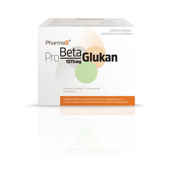 Imunitet PHARMAS Â® Pro Beta Glukan 1275 mg, 30 kesica sa praškom za pripremu napitka