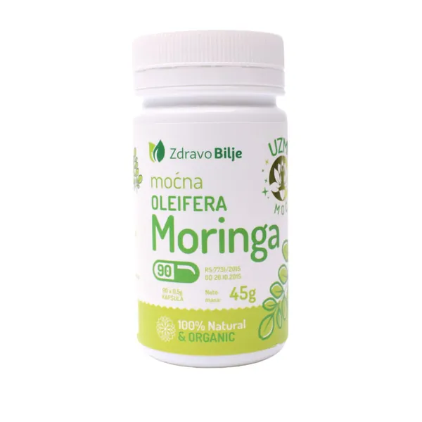 Imunitet ZDRAVO BILJE moćna Moringa Oleifera kapsule A90