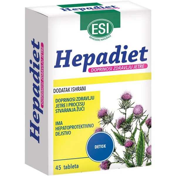 Jetra i detoksikacija ESI Hepadiet 45 tableta