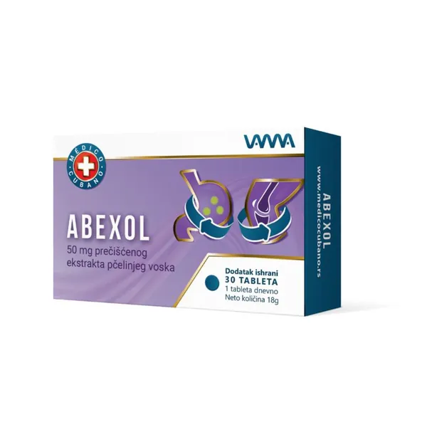 Jetra i detoksikacija MEDICO CUBANO Abexol 30 tableta
