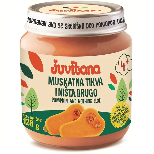 Kašice JUVITANA kašica od muskantne tikve 4+ 128g